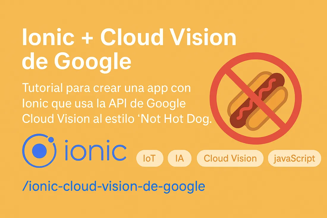 Ionic + Cloud Vision de Google