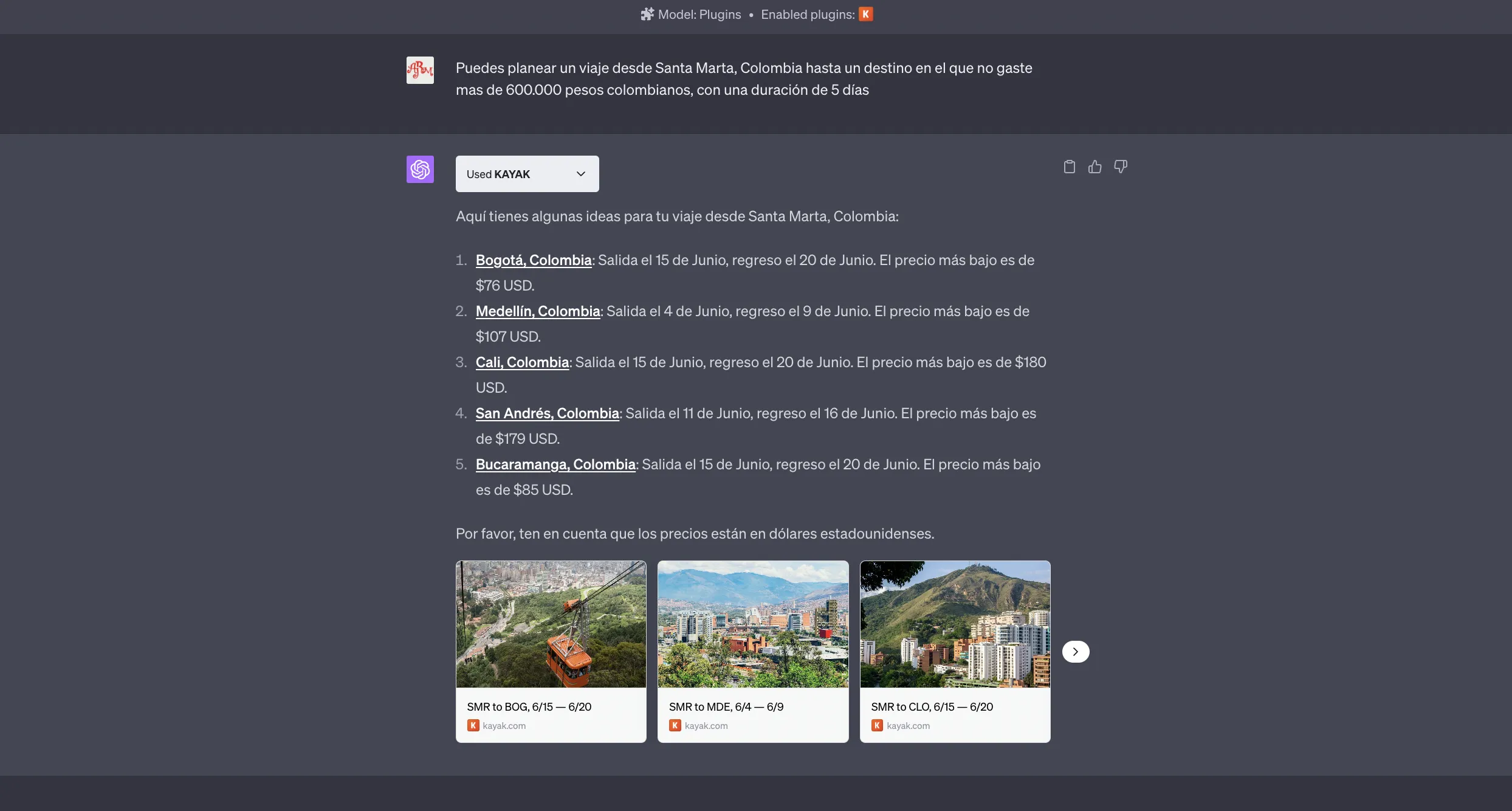 Plan Viaje Santa Marta